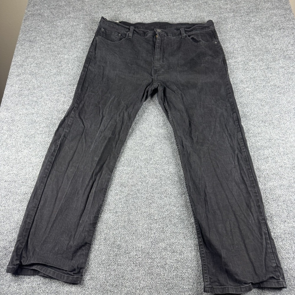 VTG Levis 569 Jeans Men 40x31 Black Dark Wash Loose Straight Fit Baggy Denim Y2K